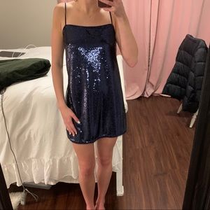 Free People Sequin Mini Dress